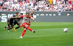 Bayerns Matchwinner gegen Frankfurt: Harry Kane., © Niklas Treppner/dpa