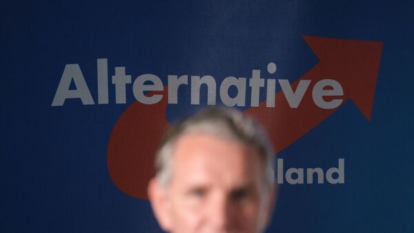 Björn Höcke, Vorsitzender der AfD-Thüringen, spricht beim Landesparteitag seiner Partei., © Sebastian Willnow/dpa