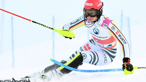 Lena Dürr beim Slalom-Weltcup in Levi., © Jnu/Lehtikuva/dpa