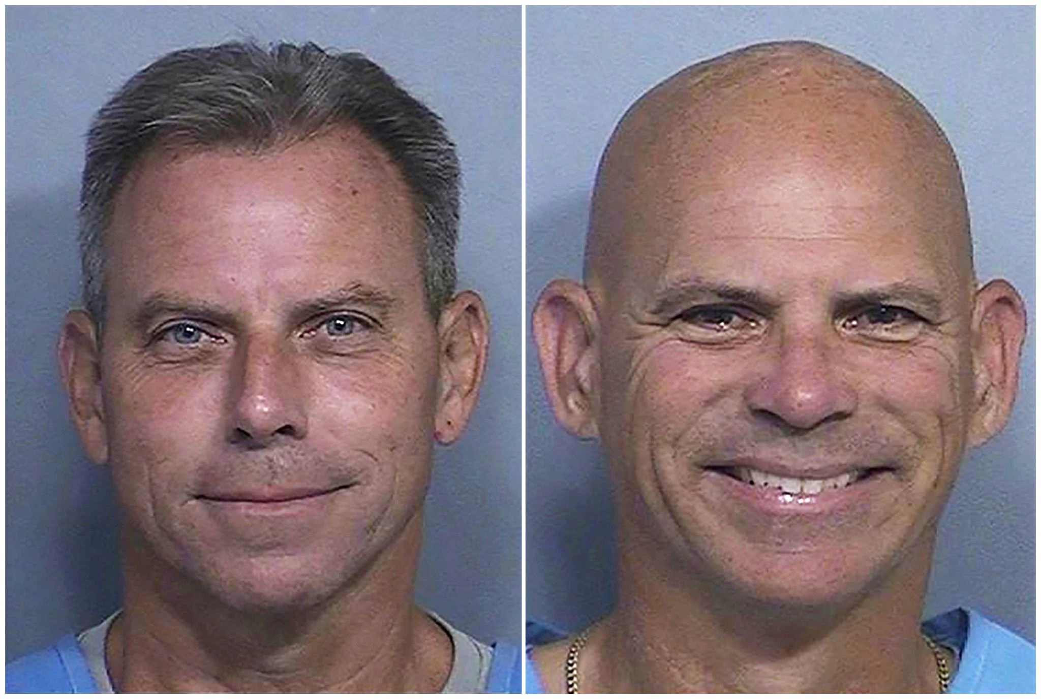 Erik Menendez (l) und sein Bruder Lyle Menendez wurden zu lebenslanger Haft verurteilt. (Archivbild) — © Uncredited/California Dept. of Corrections via AP/dpa