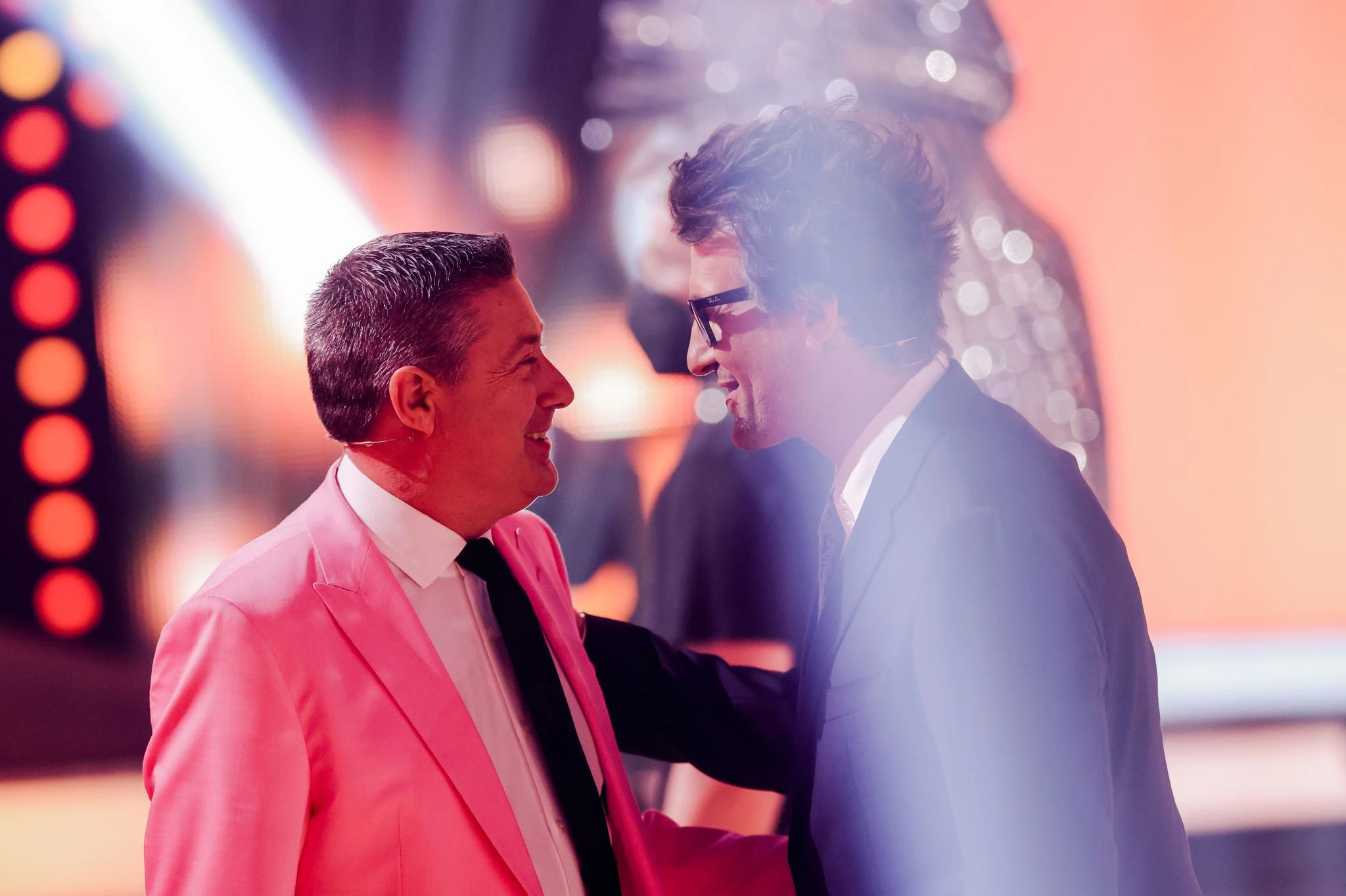 Sie sollen bald zusammen tanzen: «Let's Dance»-Juror Joachim Llambi und Moderator Daniel Hartwich. (Archivbild) — © Rolf Vennenbernd/dpa