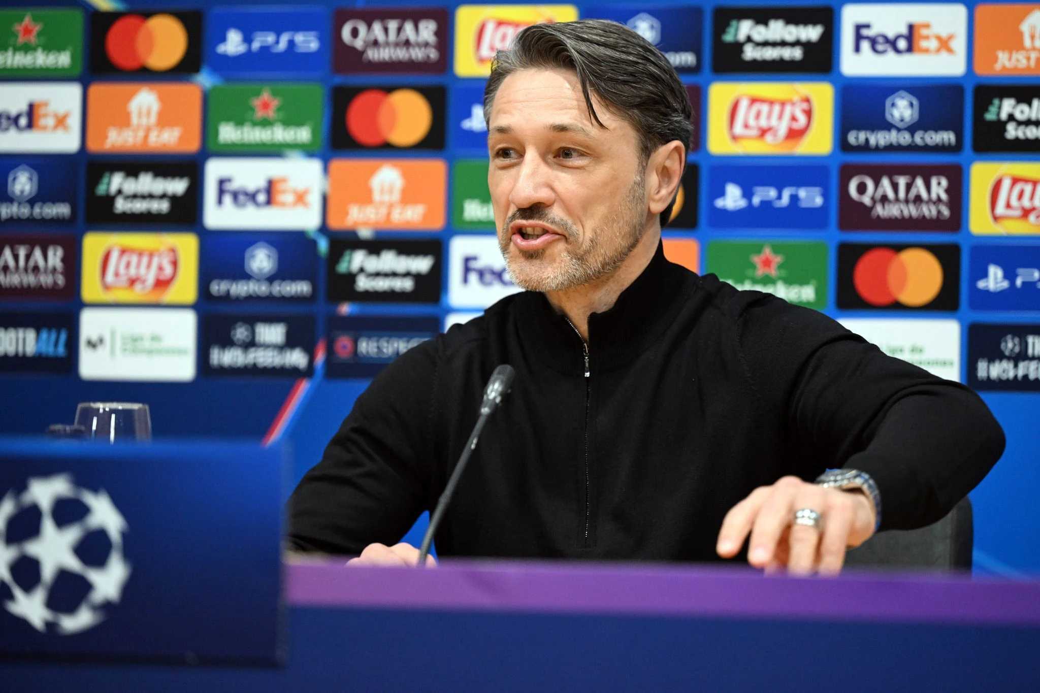 Niko Kovac steht mit Borussia Dortmund im Viertelfinale der Champions League — © Federico Gambarini/dpa